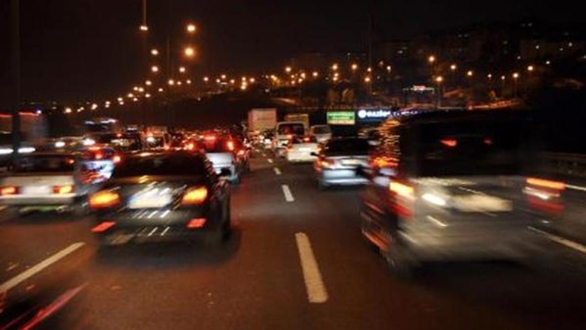 İstanbul'da trafik yoğunluğu