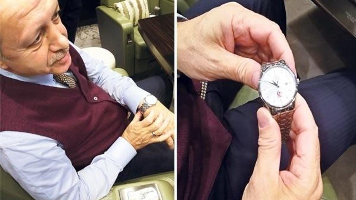 Erdoğan’ın özel kol saati