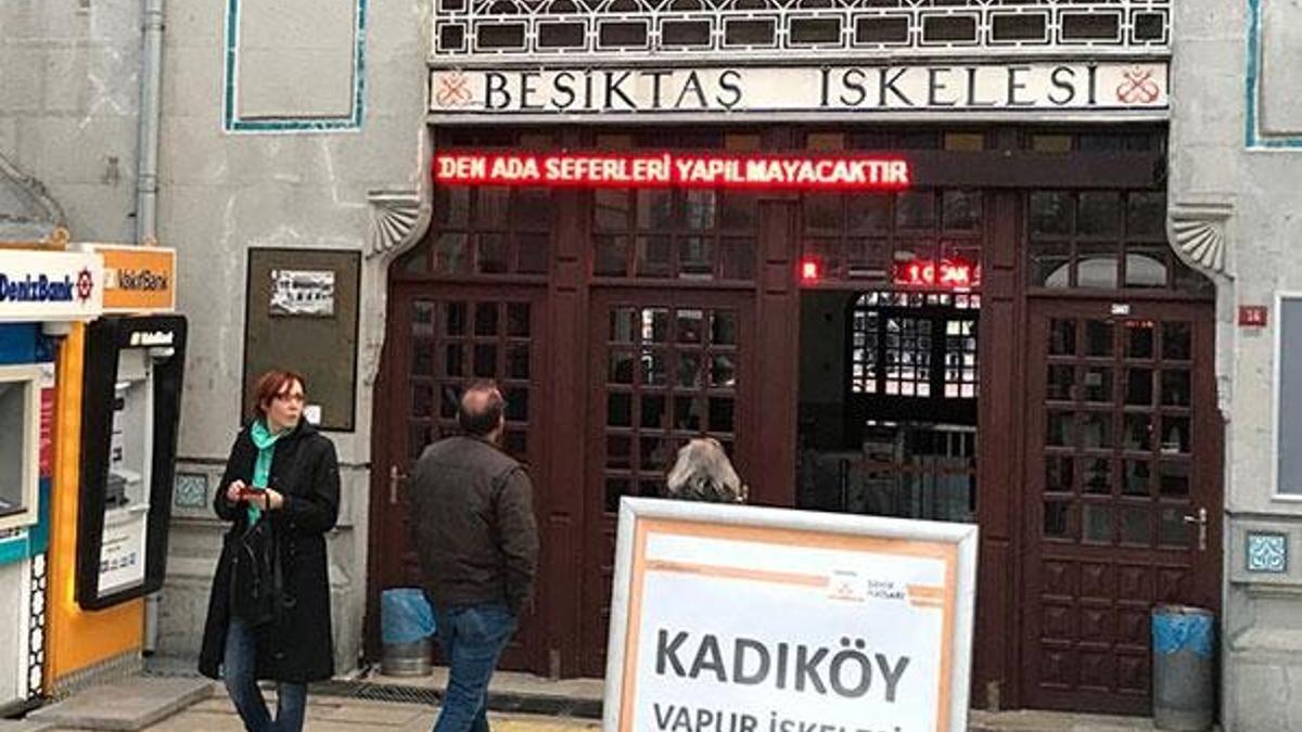 1 Ocak itibarıyla seferler iptal edildi
