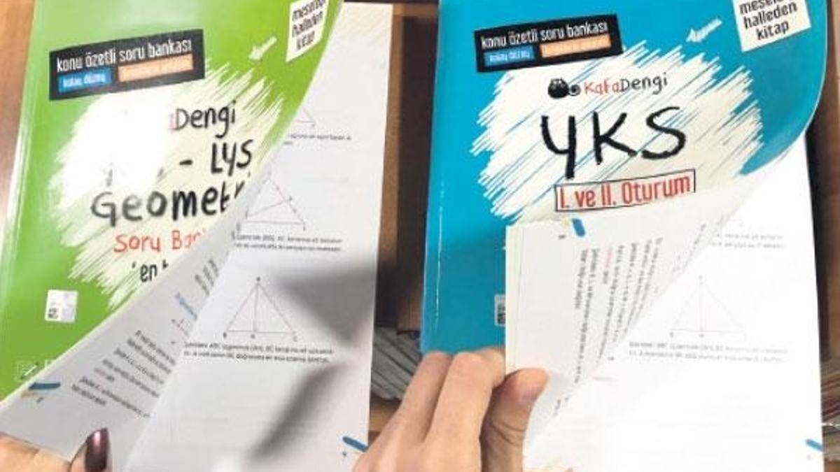 YGS kitaplarına YKS kapak oldu!