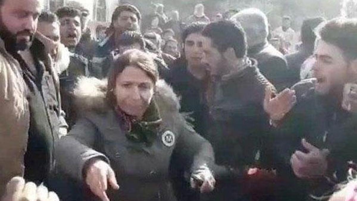 Menbiç'te halk PKK'ya karşı ayaklandı