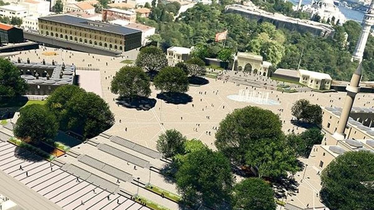 Beyazıt Meydanı’na seyir terasları