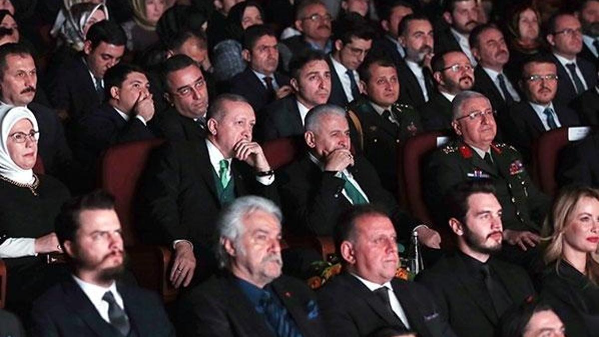 Cumhurbaşkanı Erdoğan, 'Kut'ül Amare' dizisinin tanıtımına katıldı