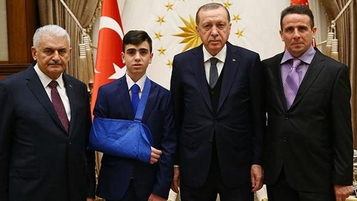 Cumhurbaşkanı Erdoğan, Filistin direnişinin simgesi Cuneydi’yi kabul etti