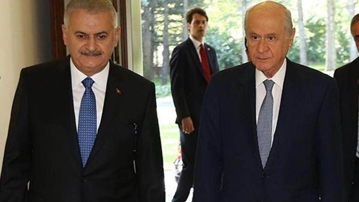 Başbakan Bahçeli'yle görüşecek