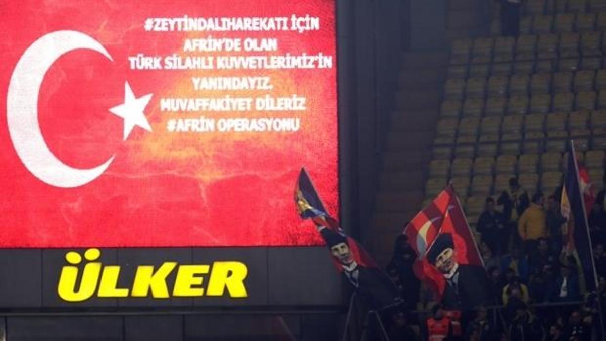 F.Bahçe'den Zeytin Dalı Harekatı'na destek