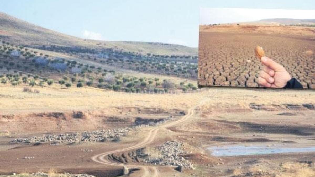 Sular çekildi yol ortaya çıktı