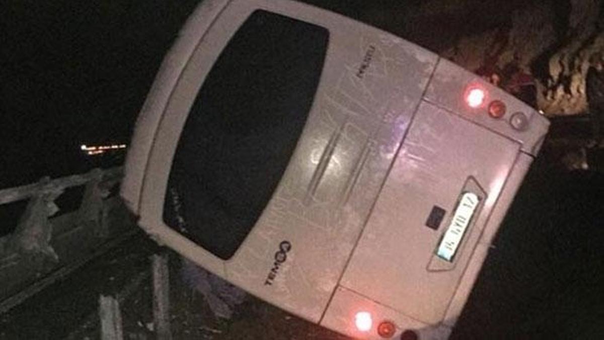 Beşiktaşlı taraftarlar maç dönüşü kaza geçirdi
