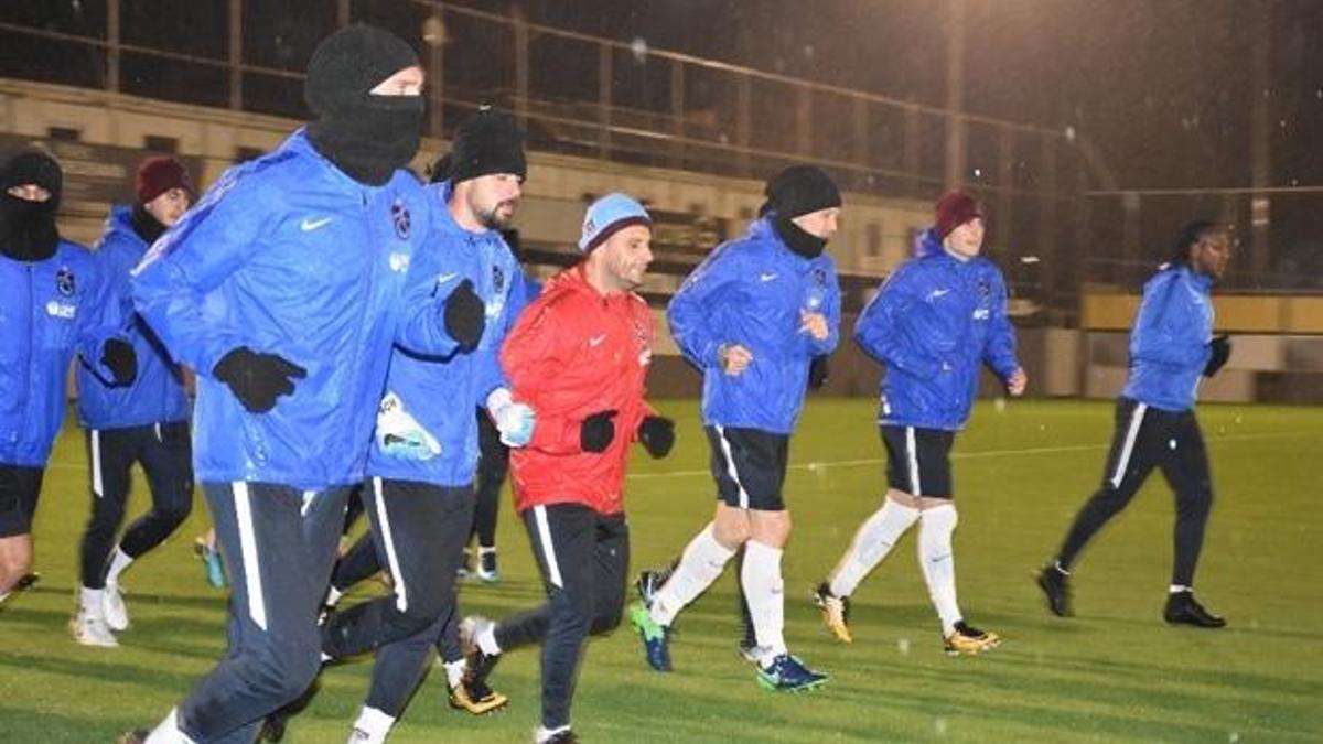 Trabzonspor 6 eksikle çalıştı!