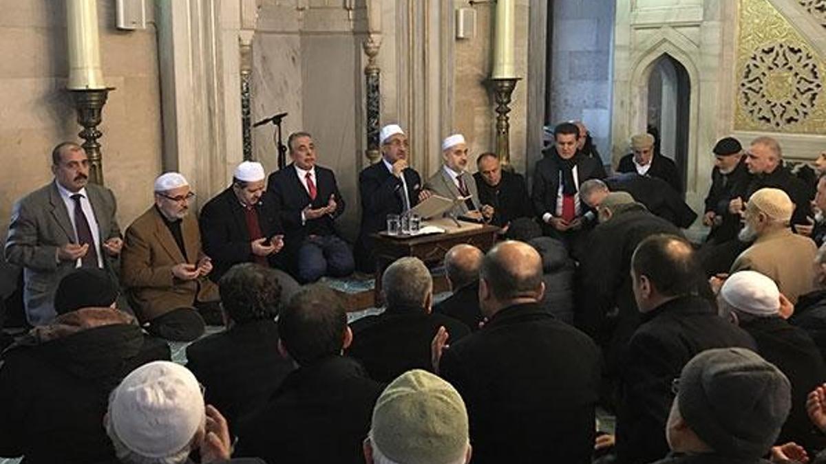 Afrin şehitleri için mevlit okutuldu