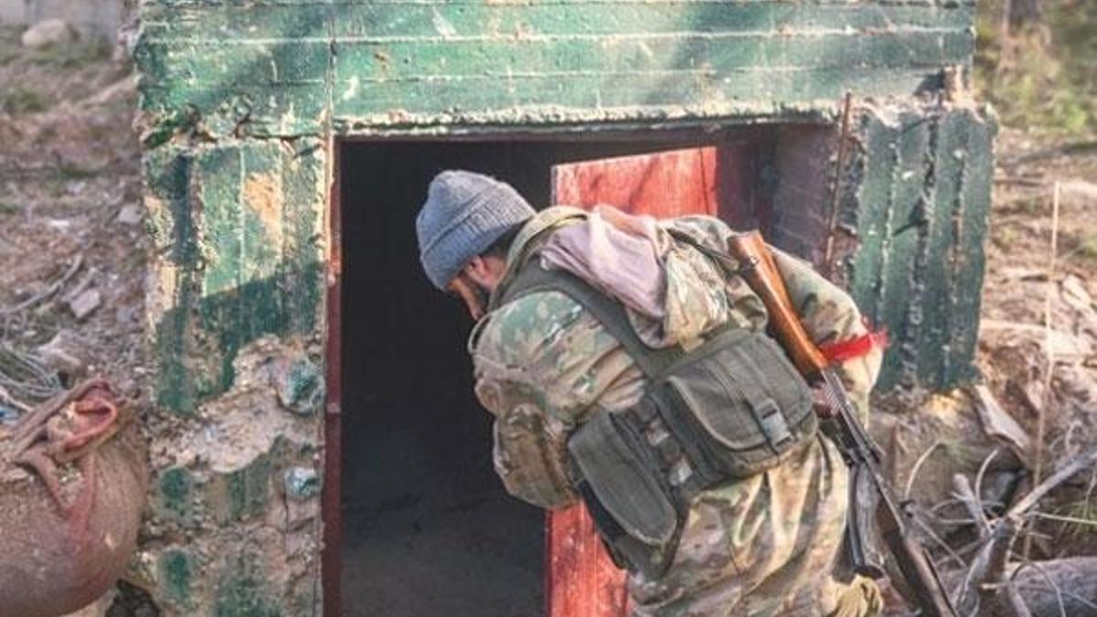 Teröristler geride sadece onları bırakıyor