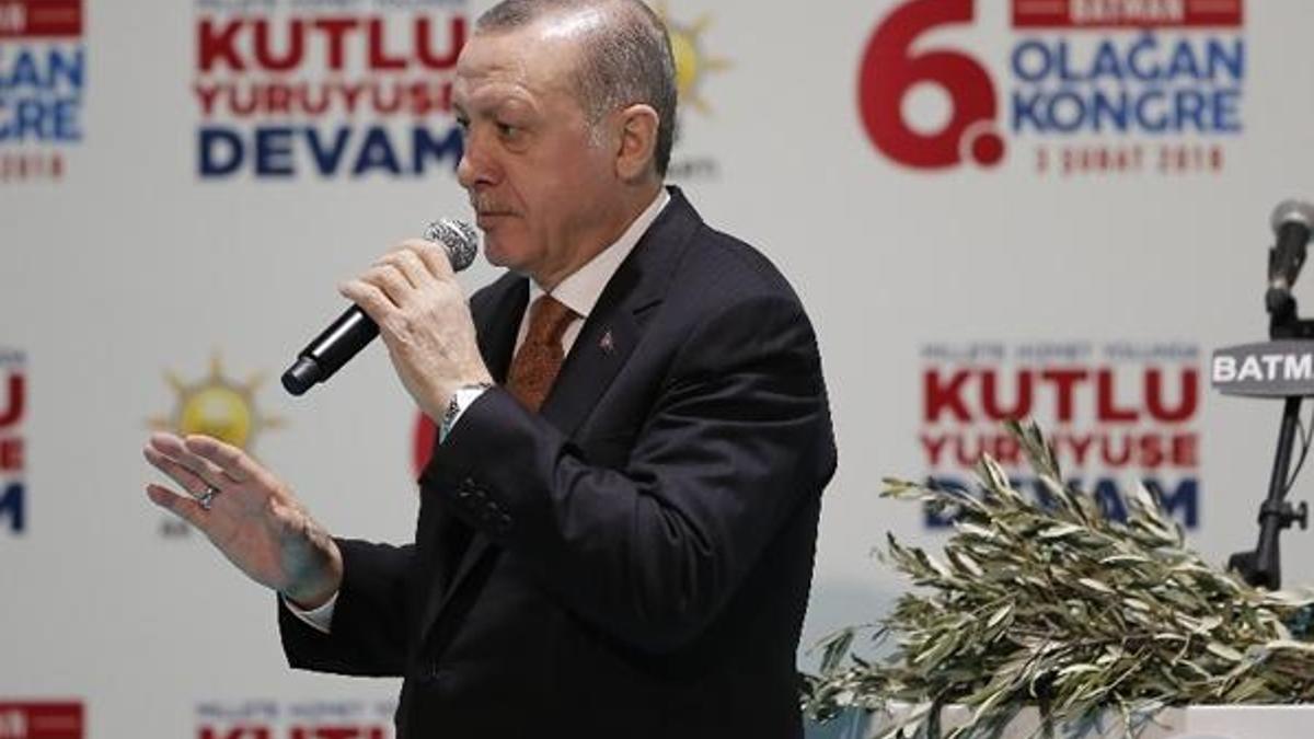 Cumhurbaşkanı Erdoğan: Gerekirse Afrin'e önce ben gideceğim!
