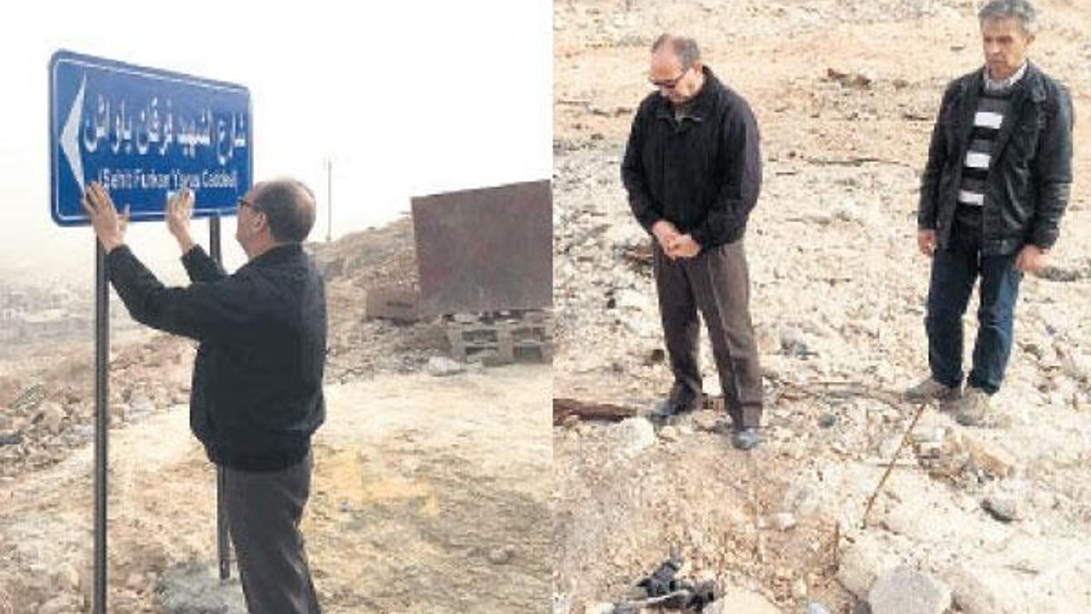 Akil şehitlerinin babaları o tepede