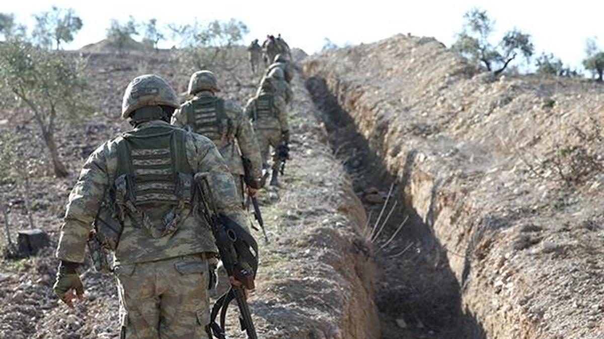 Afrin'de teröristlerin eğitim alanı ele geçirildi