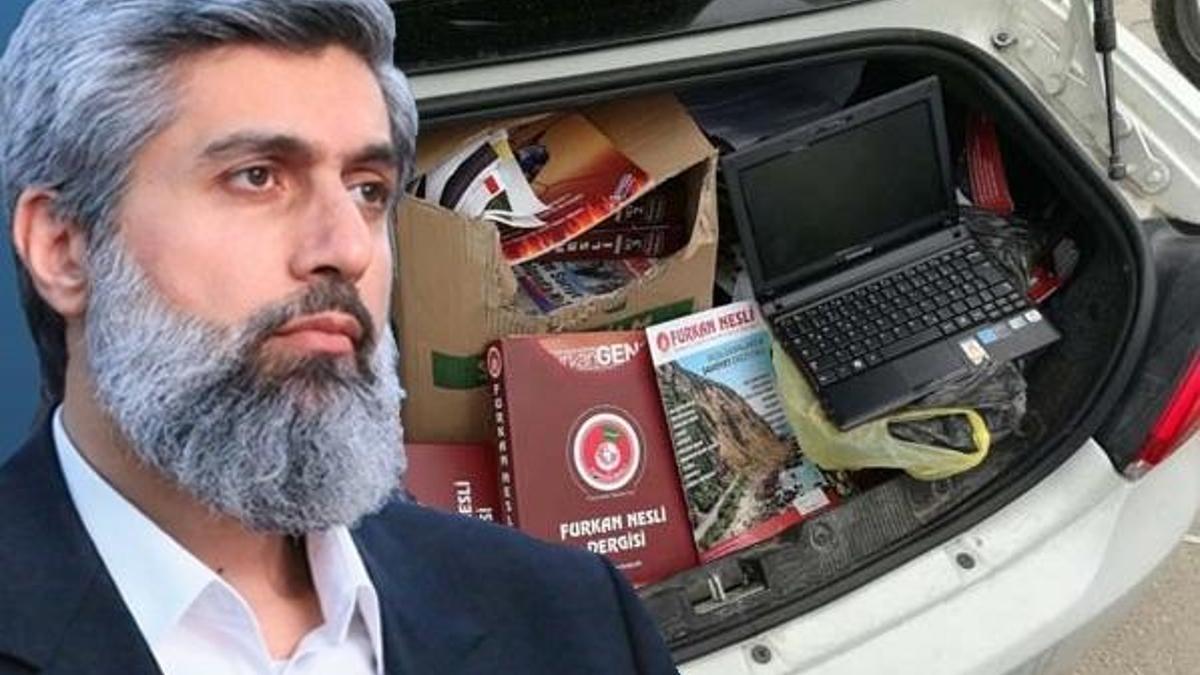 Furkan Vakfı'ndan eşya kaçırırken yakalandı