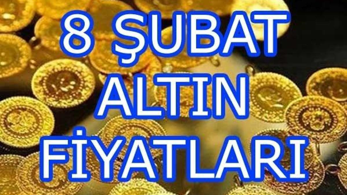 Altın fiyatları ne kadar oldu? 8 Şubat en güncel altın fiyatları...