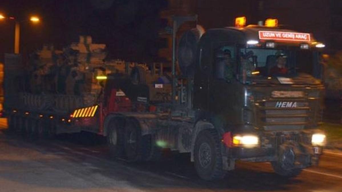 Suriye sınırına çok sayıda asker ve OBÜS sevkiyatı yapıldı
