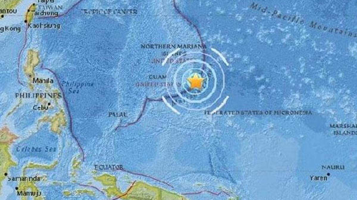 ABD'nin Guam Adası yakınlarında 6.0 büyüklüğünde deprem