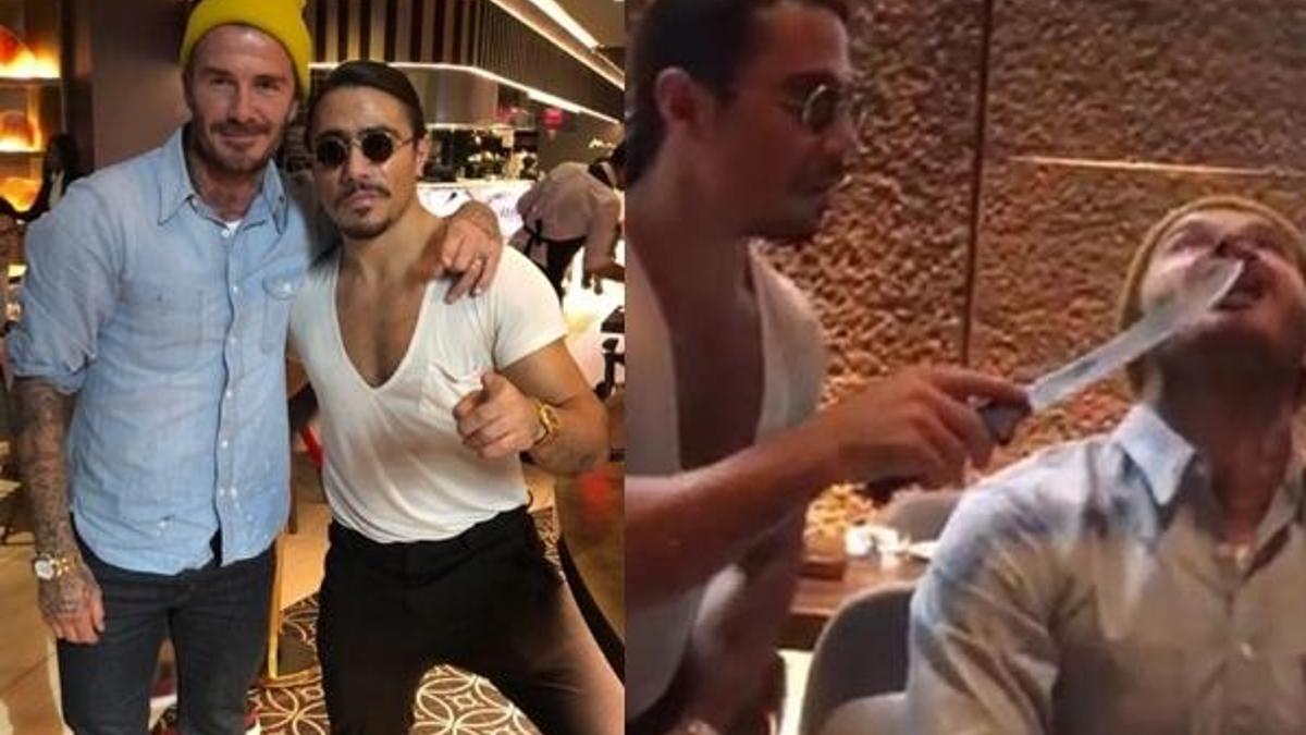 Nusret, David Beckham'ı mest etti!