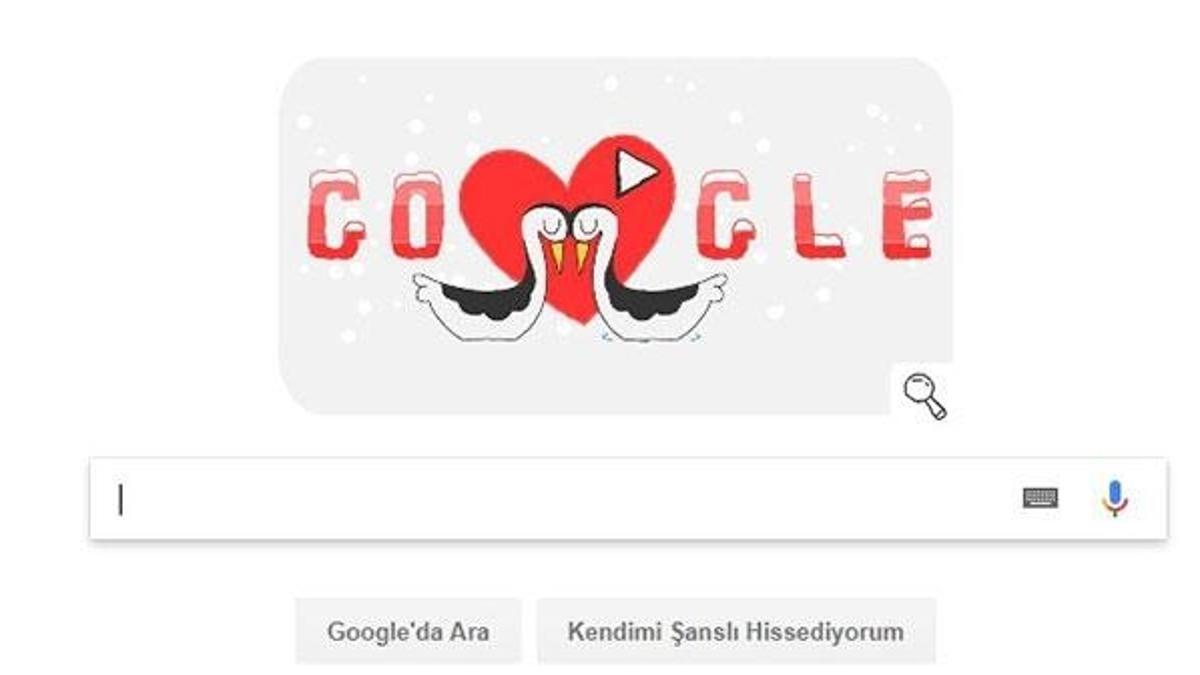 Google'dan 14 Şubat Sevgililer Günü'ne özel Doodle sürprizi!