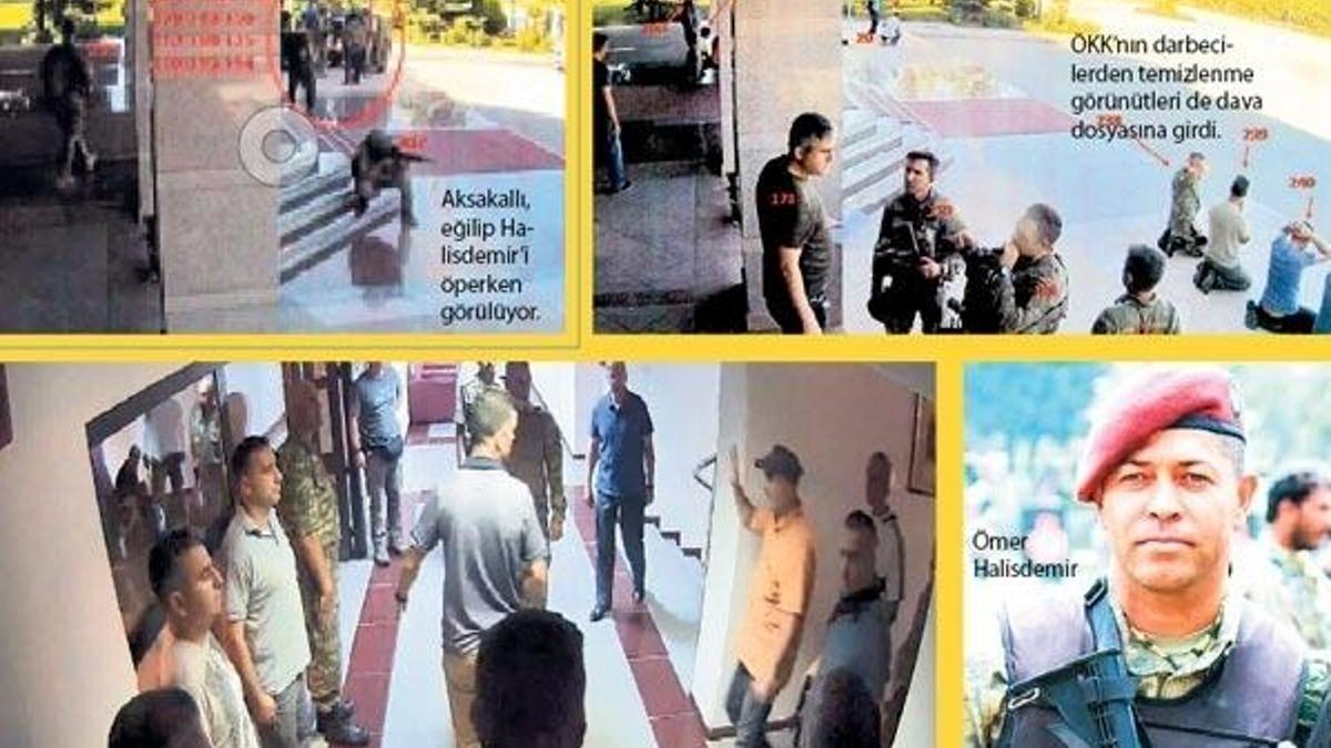 Kahramanı alnından öpmüş