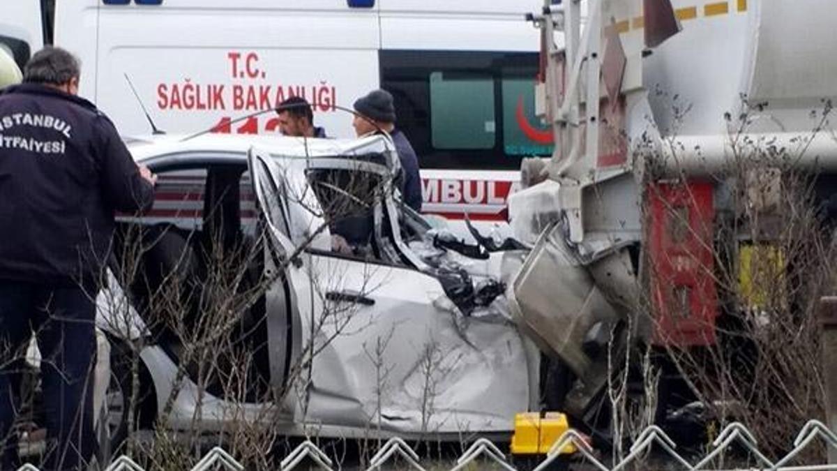 TEM'de annenin bebeğiyle feci kazası!