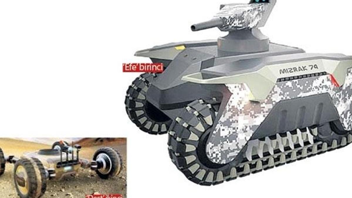 'İnsansız tank' için ilk adım