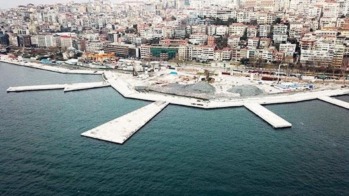 İnşaatı durdu