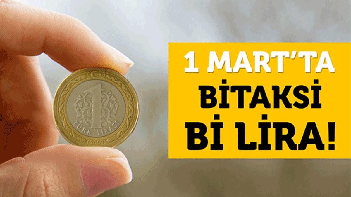 BiTaksi ile İstanbul'da taksiler yarın 1 Lira