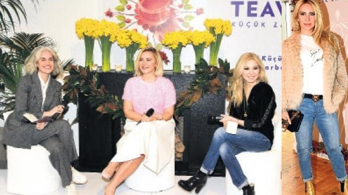 Çay sohbeti yaptılar