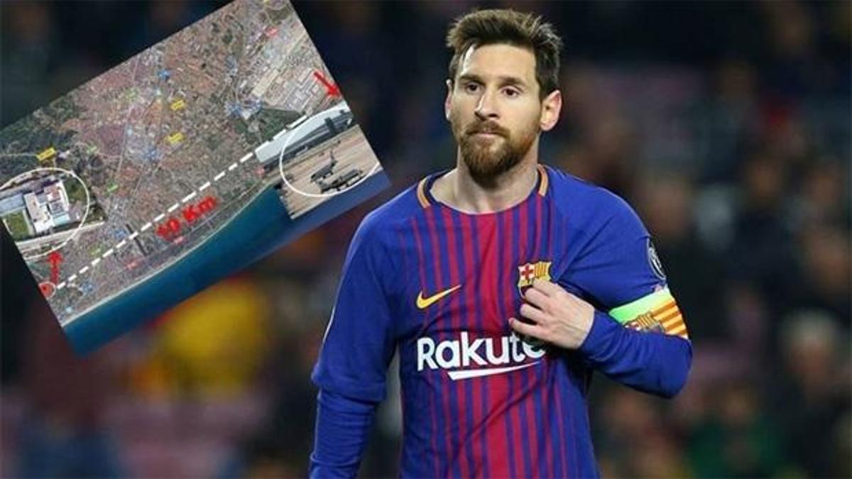 Dünya bunu konuşuyor! Messi'nin evinin üstünden...