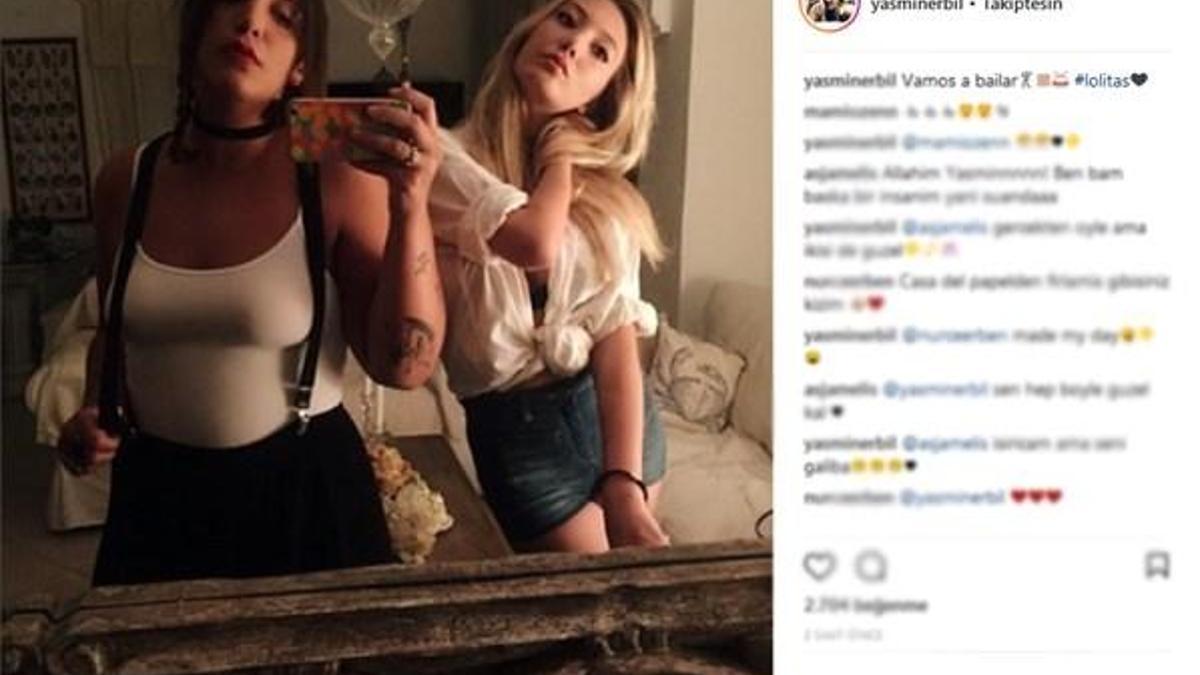Yasmin Erbil'den 'lolita' paylaşımı