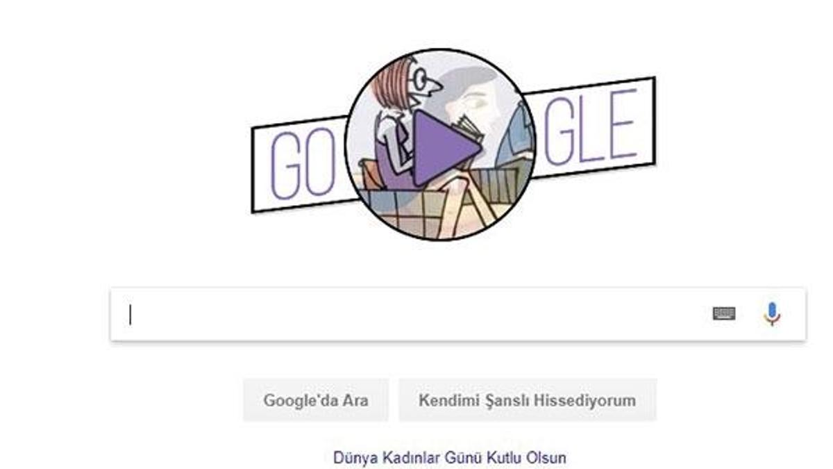 Dünya Kadınlar Günü Google'da Doodle oldu!