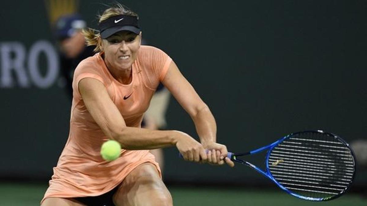Sharapova'dan erken veda