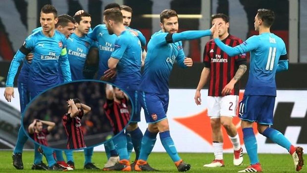 Mesutlu Arsenal, Hakanlı Milan'ı yıktı!