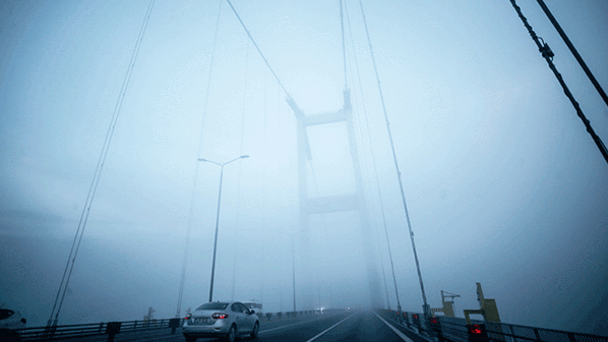 İstanbul genelinde sis etkili oluyor