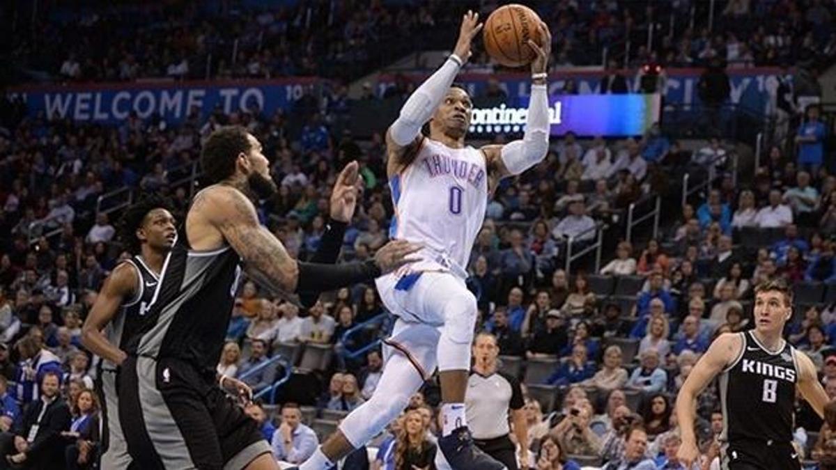 Westbrook 99. kez triple-double yaptı