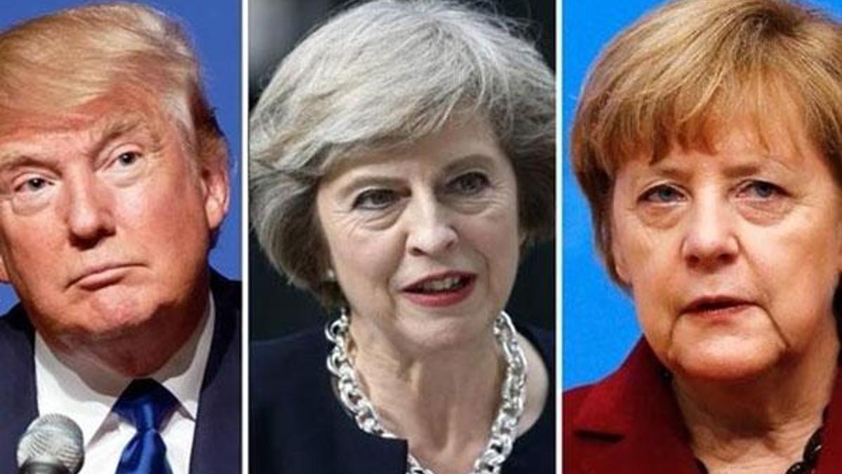 May, Trump ve Merkel ile telefonda görüştü!