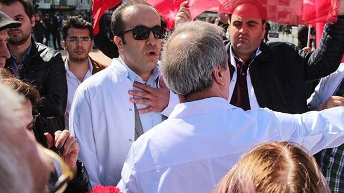 Taksim'de Tıp Bayramı gerginliği