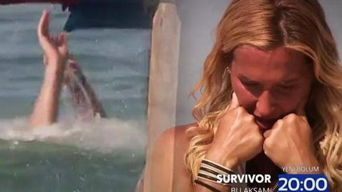 Survivor'da olay anlar! Sudan çıkamadı!