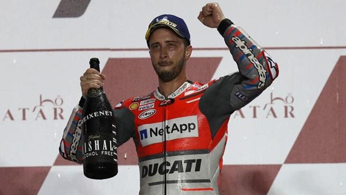 Sezonun ilk yarışı Dovizioso'nun