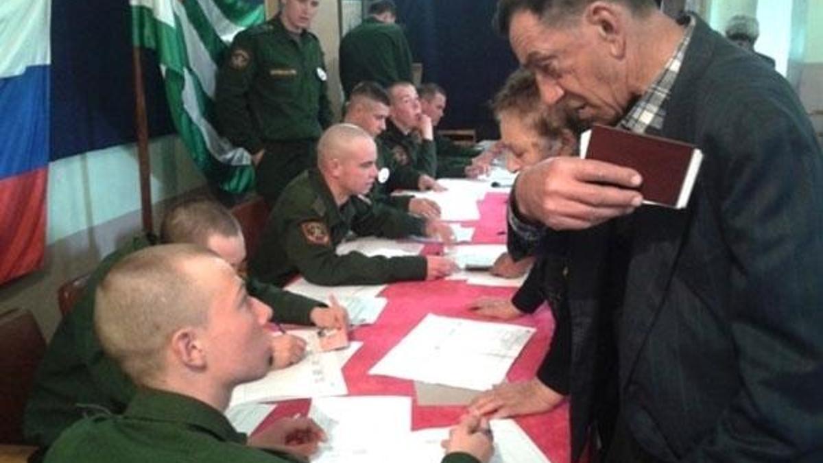 Rusya seçimlerinde Abhazya katılım rekoru kırdı