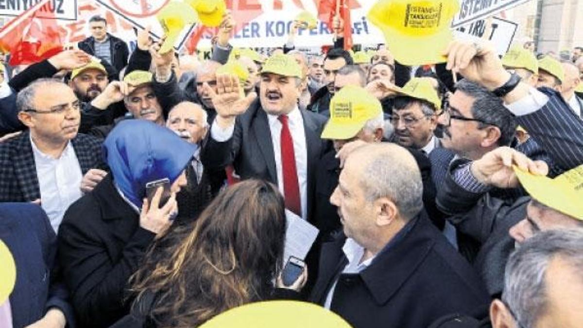 Taksicilerden ‘Yakıp yıkarız’ diyen oda başkanına suç duyurusu