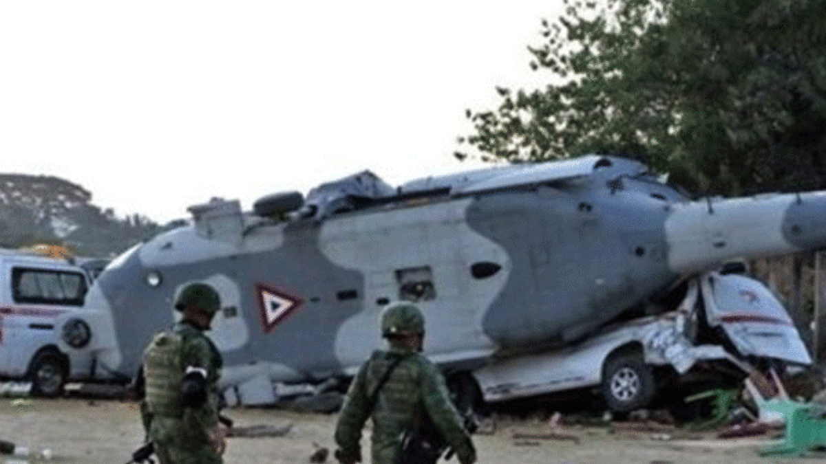 ABD helikopteri düştü!