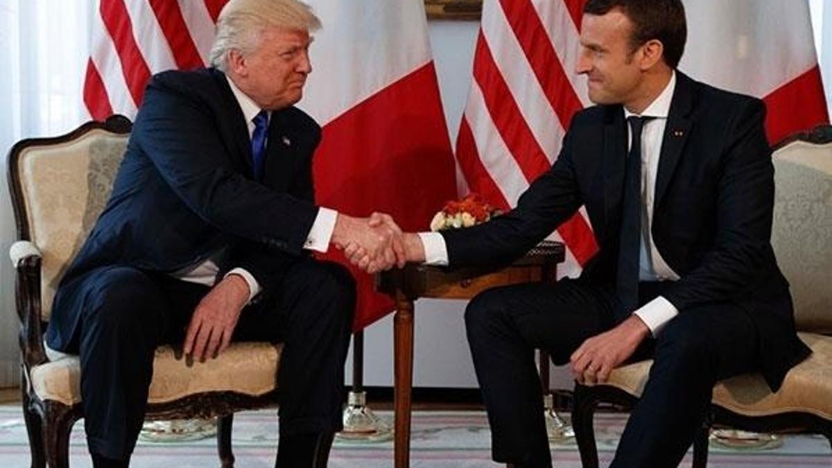 Macron ve Trump telefonda Suriye'yi görüştü