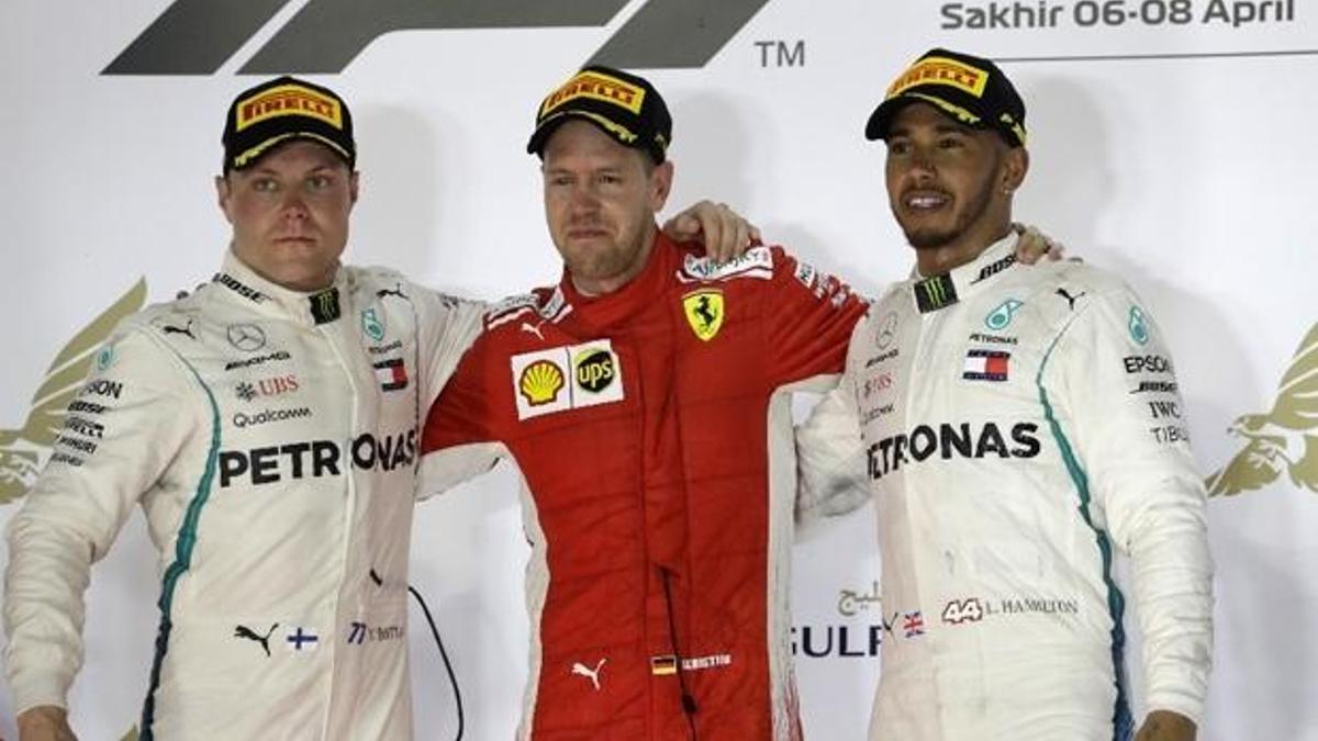 Bahreyn'de kazanan Vettel