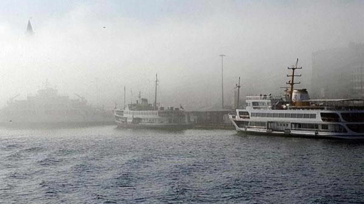 İstanbul'da bazı vapur seferleri iptal edildi