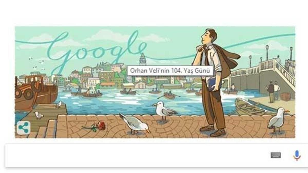 Orhan Veli Kanık Google'da Doodle oldu! İşte Orhan Veli Kanık'ın hayatı...
