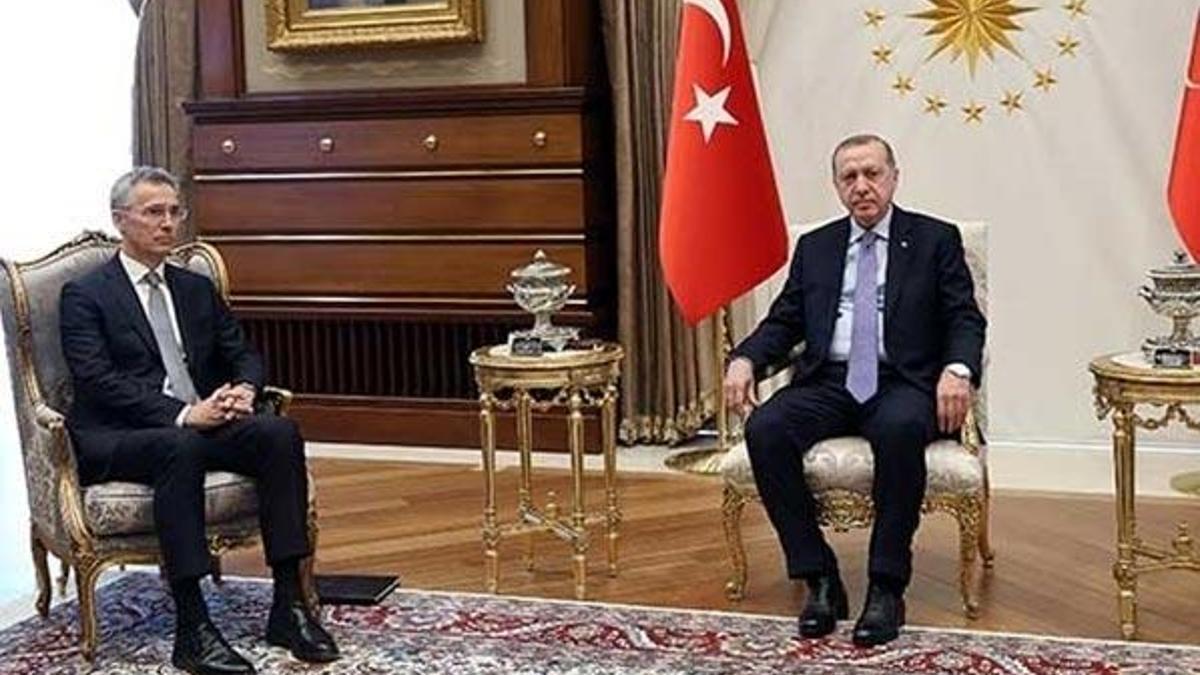 Cumhurbaşkanı Erdoğan, NATO Genel Sekreteri'ni kabul etti