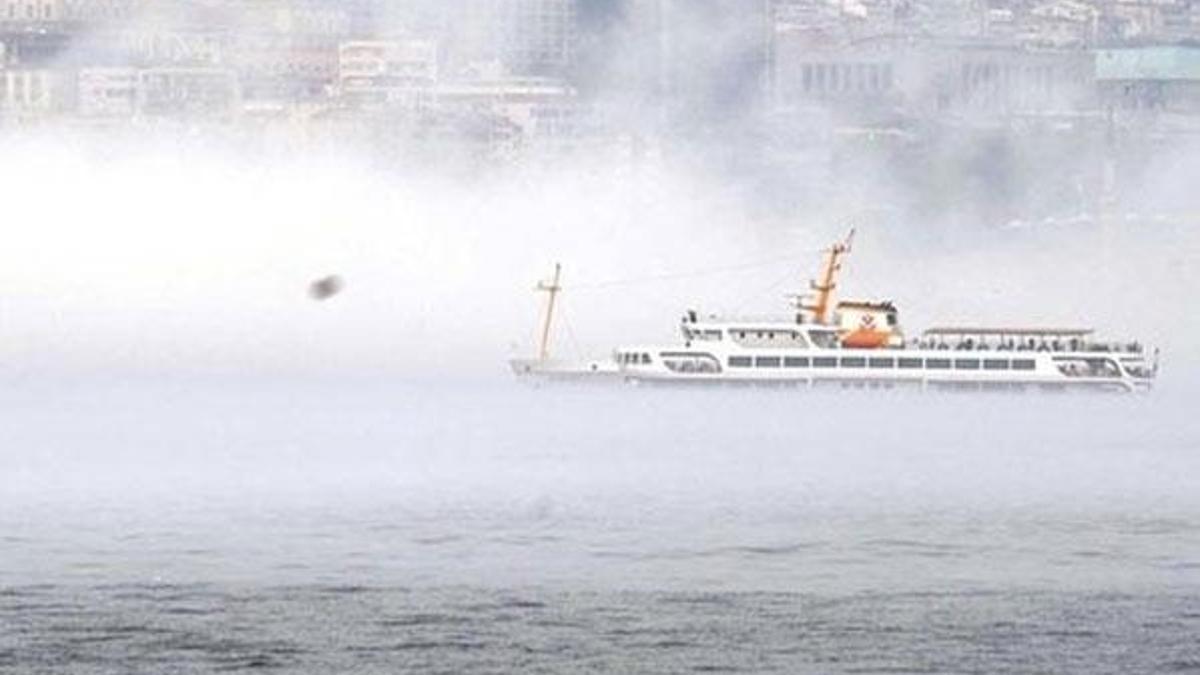 İstanbul'da bazı vapur seferleri iptal edildi